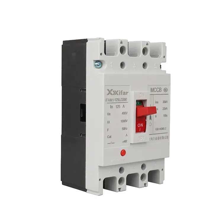 3p 100a Mccb 성형 케이스 회로 차단기 400v