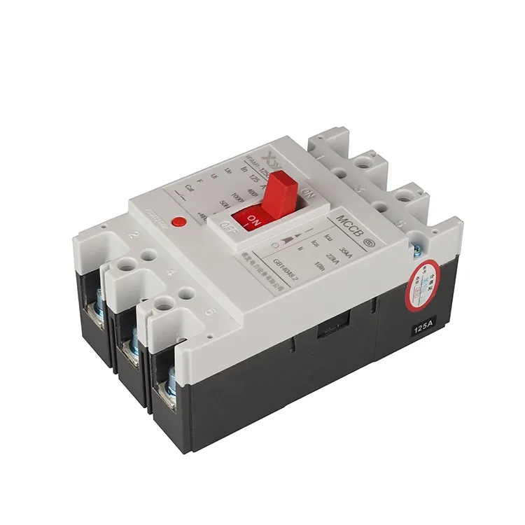 3p 100a Mccb 성형 케이스 회로 차단기 400v