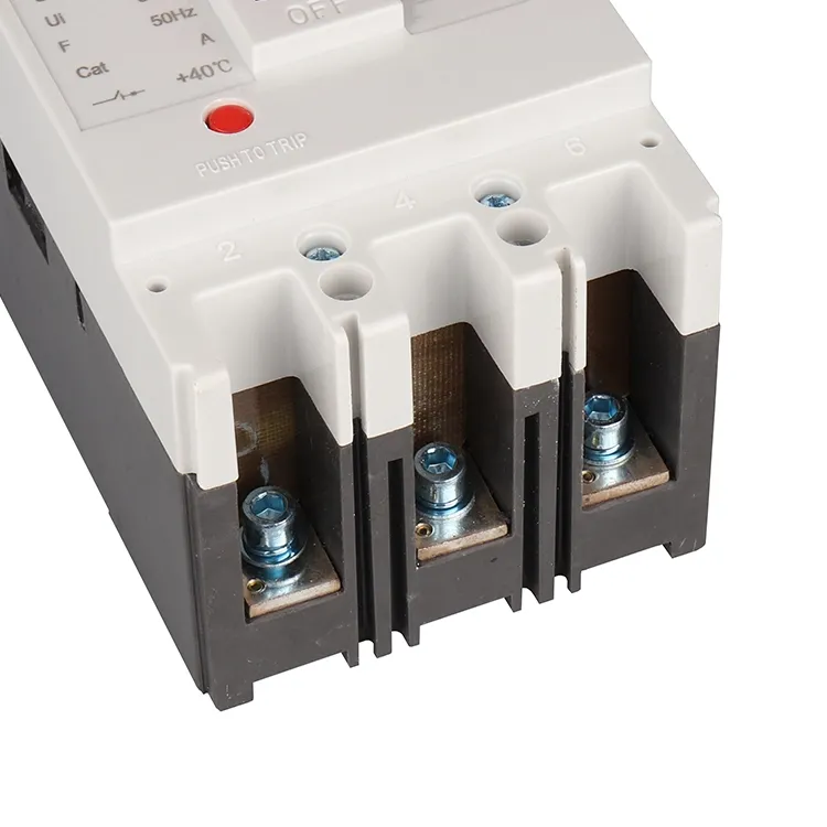 3p 100a Mccb 성형 케이스 회로 차단기 400v